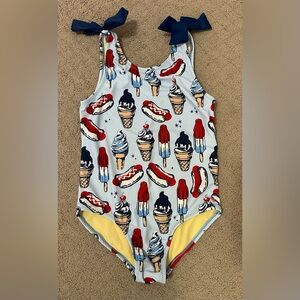 Pink Chicken Girls Bathing Suit